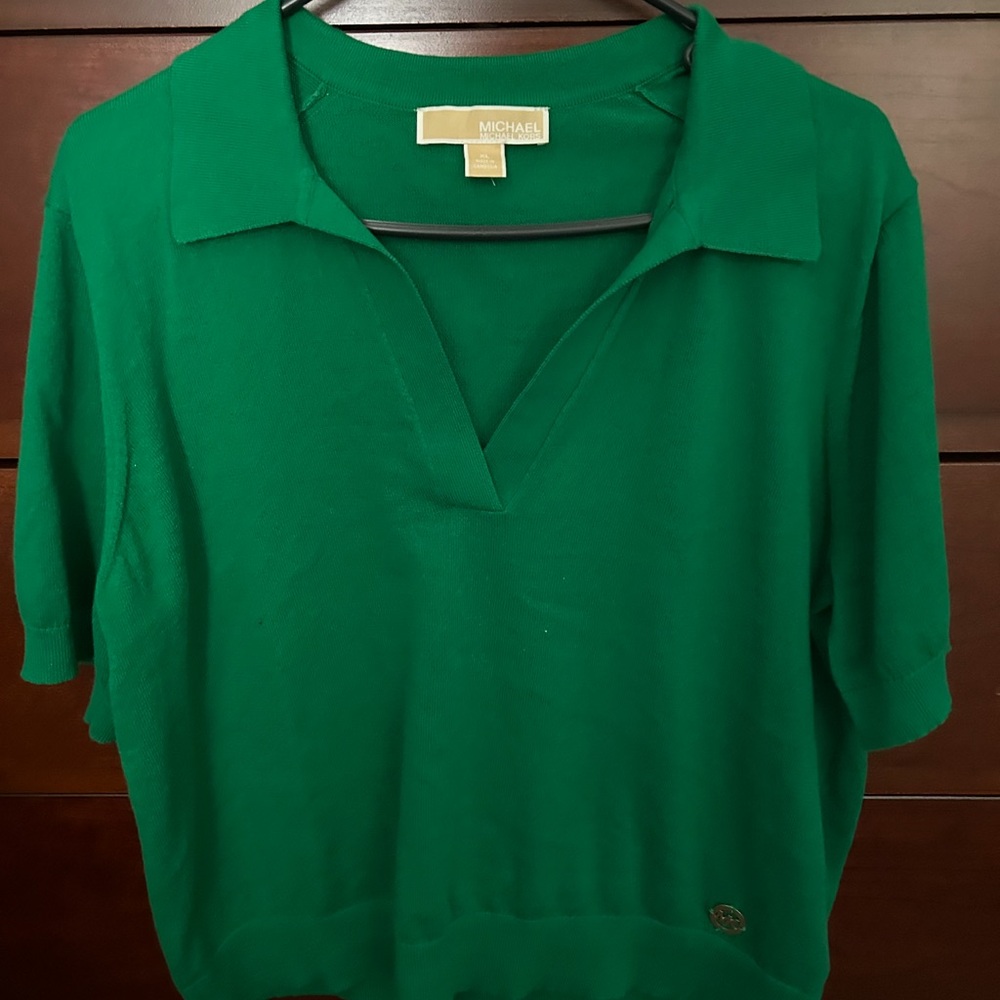 Michael Kors Emerald Short Sleeve Top